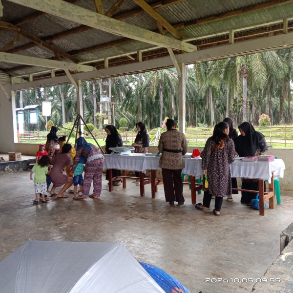 Kegiatan Posyandu Balita Desa Perkebunan Bungara
